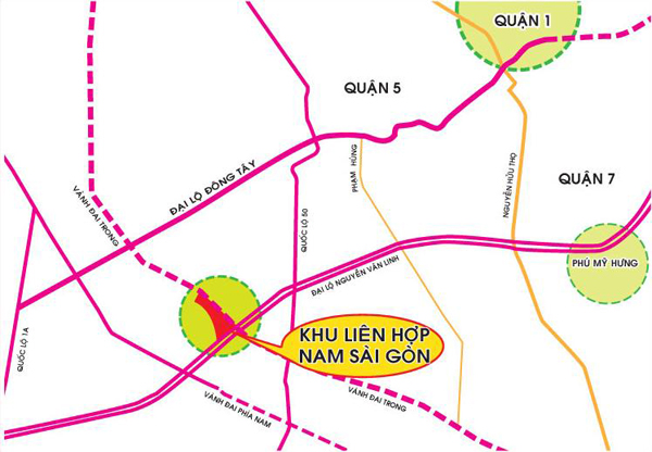 vi tri Conic Gateway - Khu căn hộ Conic Gateway – Quận 8, TP.Hồ Chí Minh