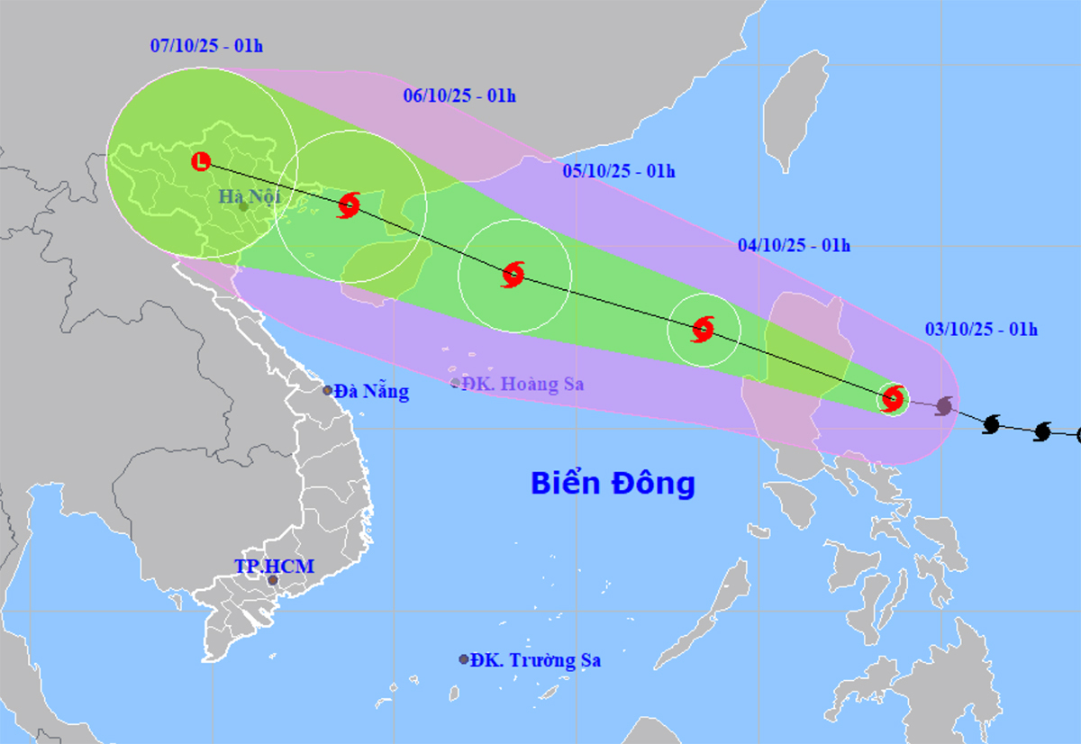 Dự Báo Thời Tiết Hôm Nay 3/10: Bão Matmo thành bão số 11, Biển Đông dậy sóng, lũ sông miền Bắc hạ chậm